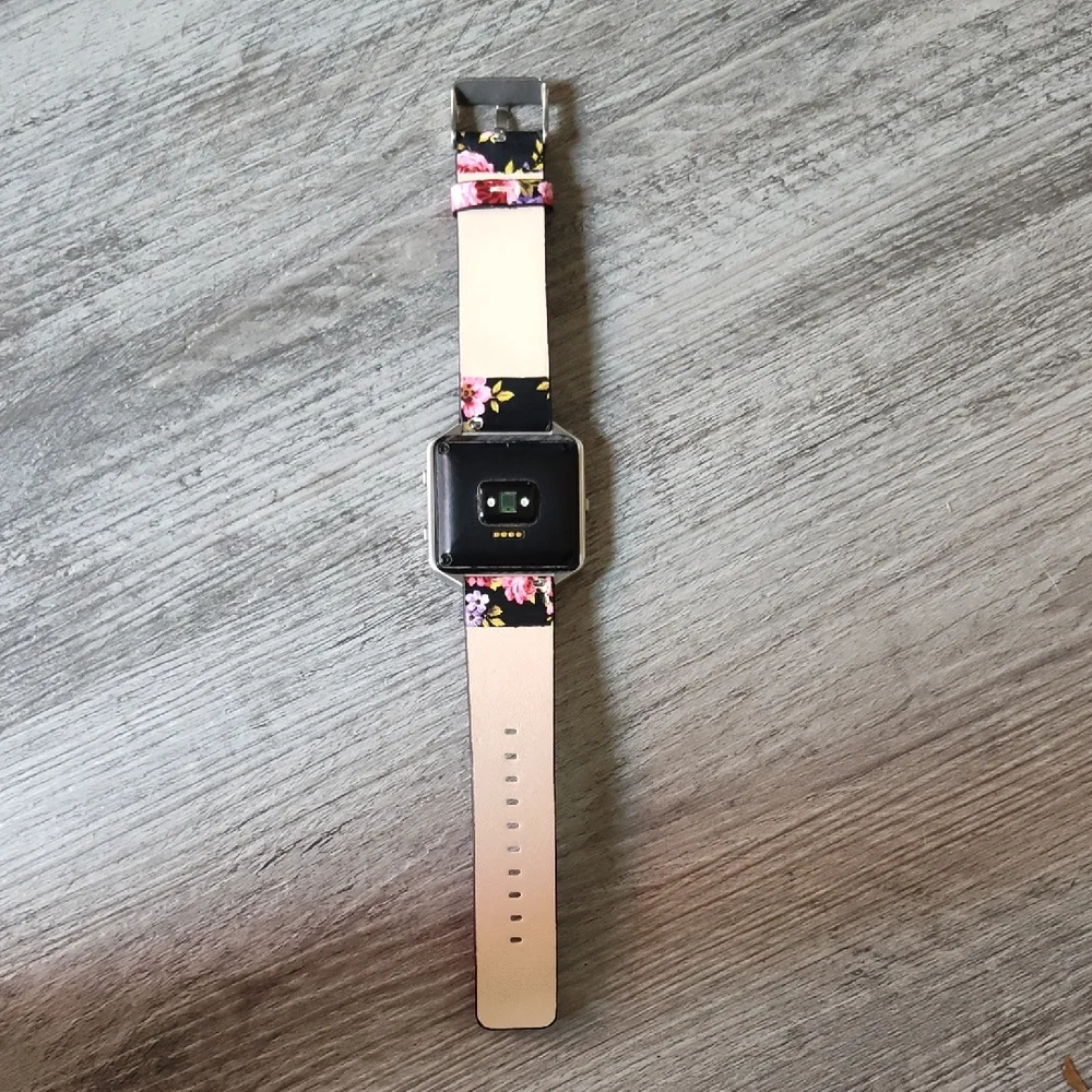 Fitbit Smartwatch with Floral Band